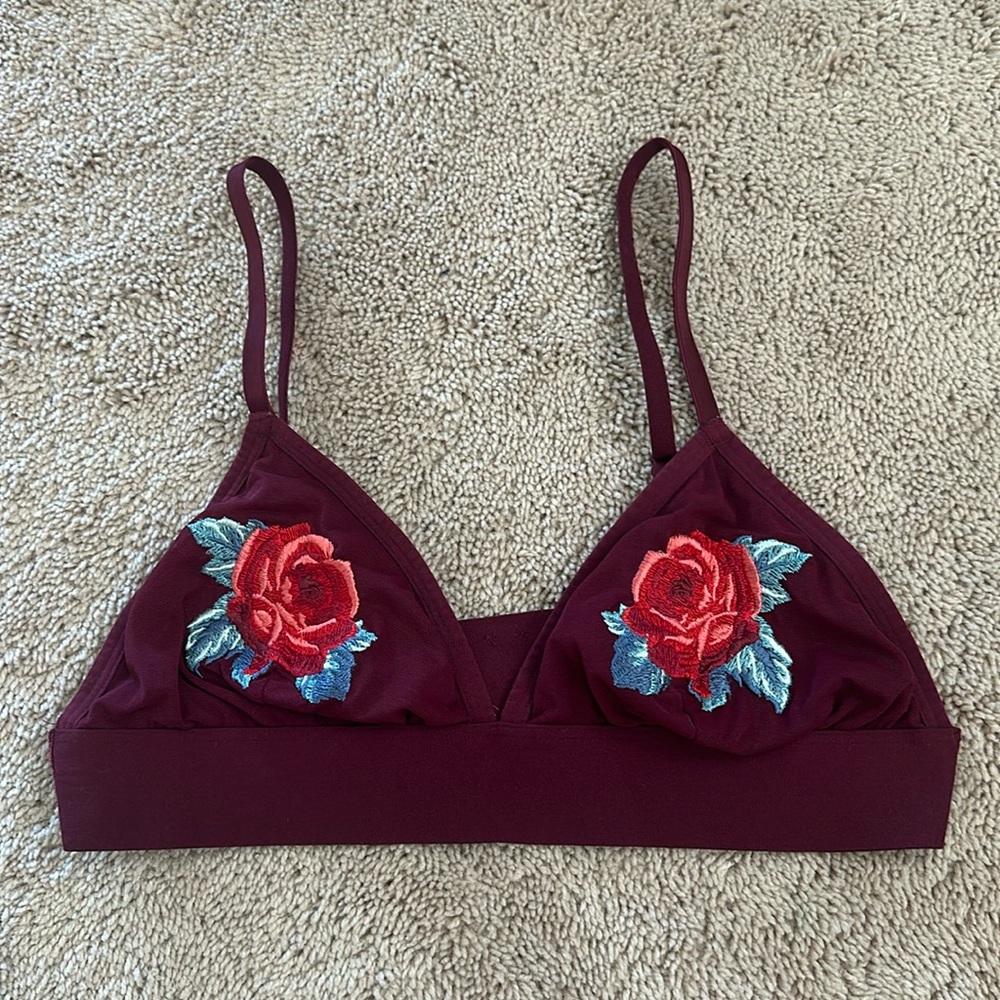 Pink Victoria’s Secret bralette size large